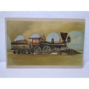 The General Railroad Card Locomotive Train #10 Paterson New Jersey 440 Railway